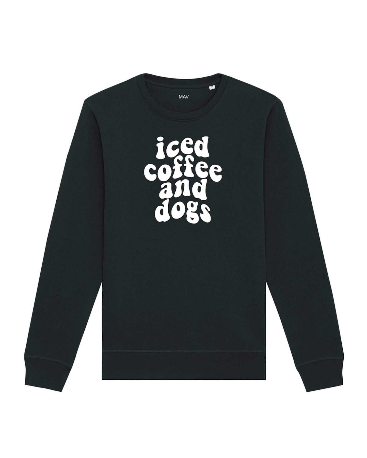 "Iced coffee and dogs" - felpa