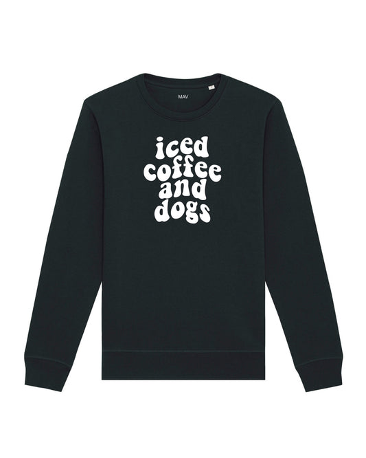 "Iced coffee and dogs" - felpa