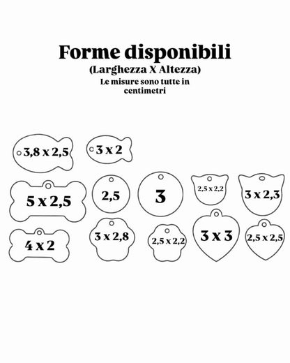 Medaglietta personalizzata premium