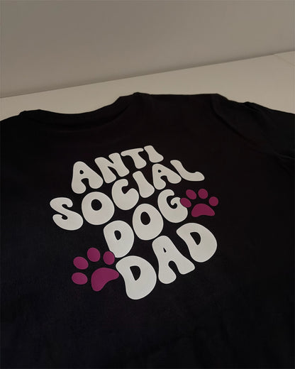 "Antisocial Dog Dad" - t-shirt
