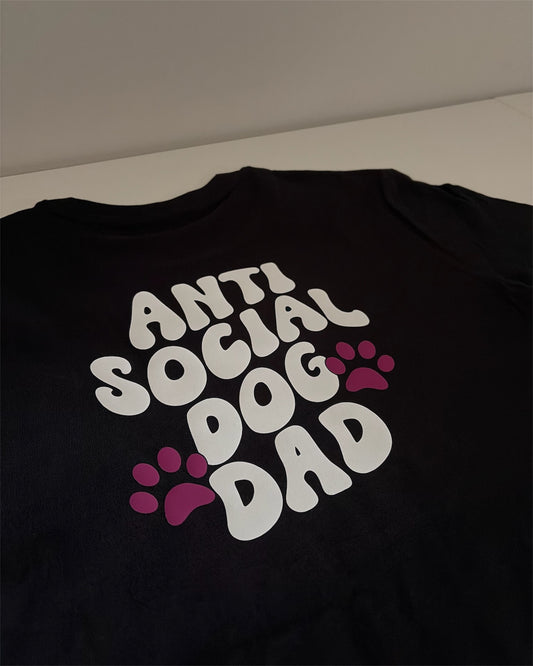 "Antisocial Dog Dad" - t-shirt