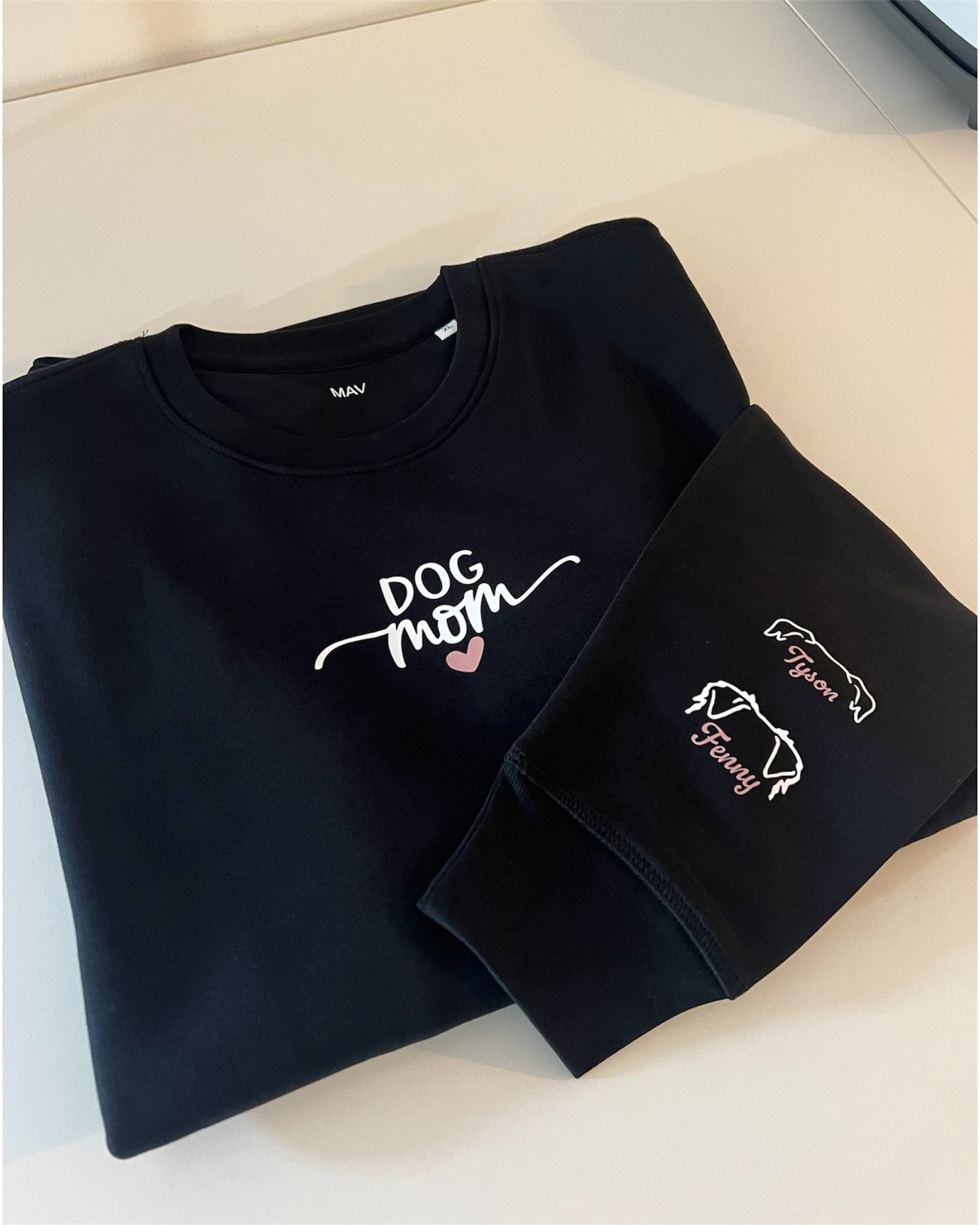 Dog Mom - felpa personalizzabile