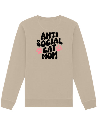 "Antisocial Cat Mom" - felpa