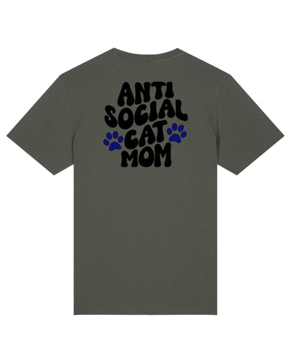 "Antisocial Cat Mom" - t-shirt