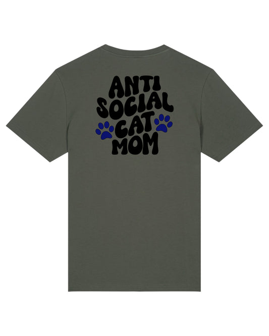 "Antisocial Cat Mom" - t-shirt