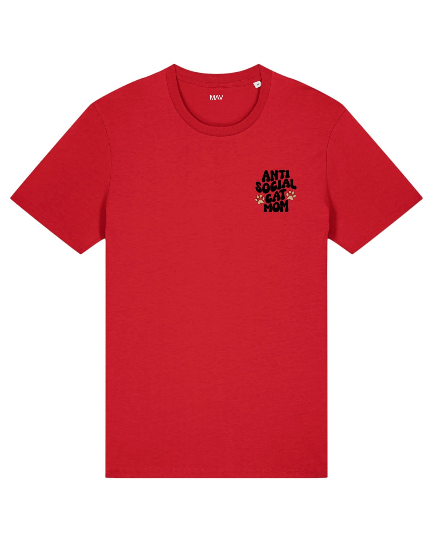 "Antisocial Cat Mom" - t-shirt