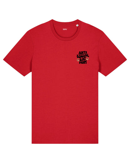 "Antisocial Cat Mom" - t-shirt
