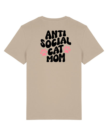 "Antisocial Cat Mom" - t-shirt