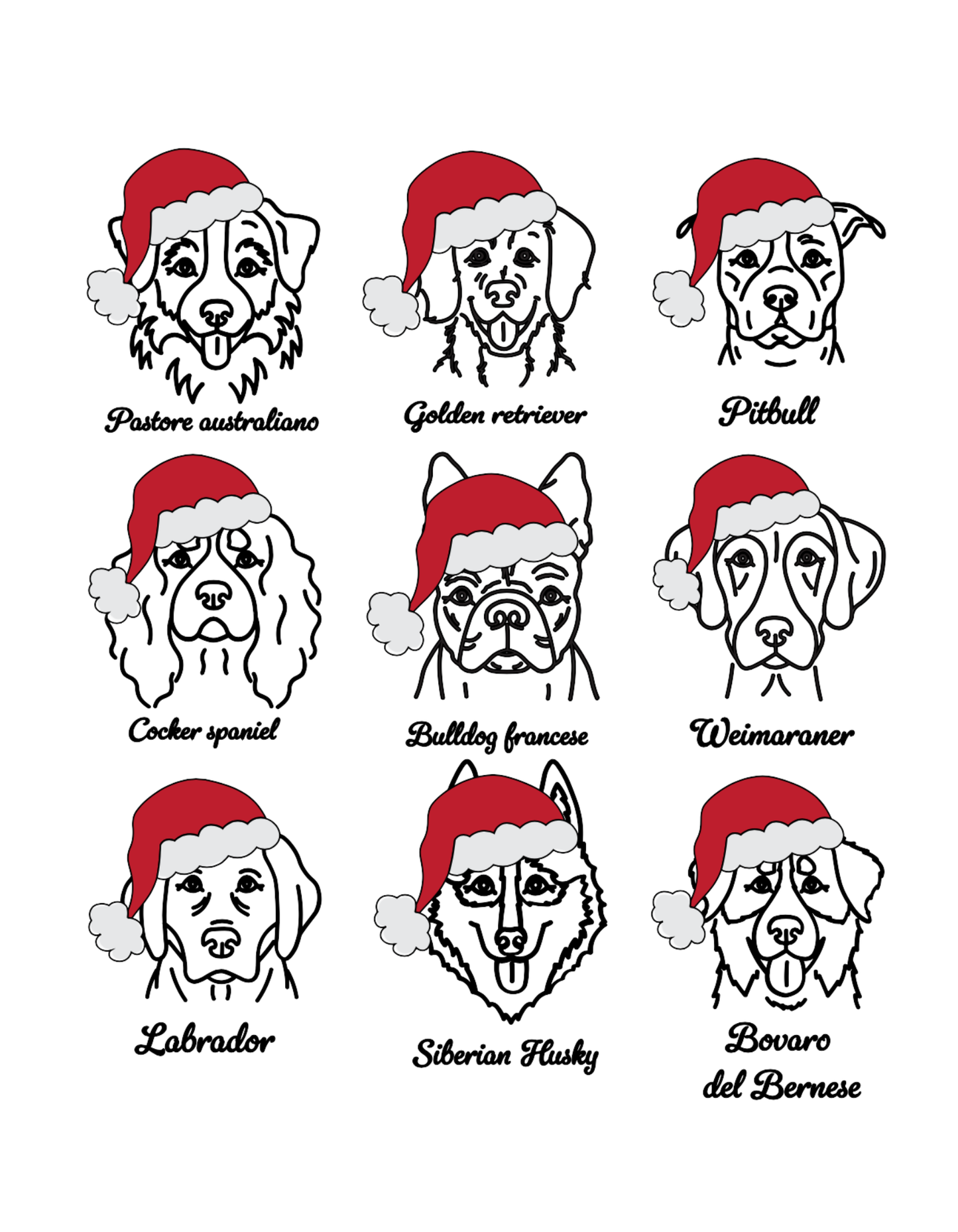 Christmas Dog - t-shirt